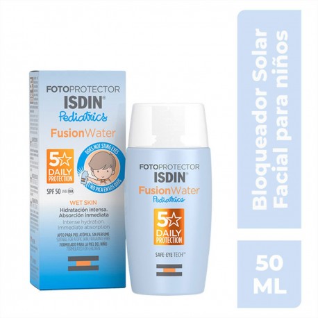 Fotoprotector Isdin 50 Fusion Water Pediatrics 50Ml