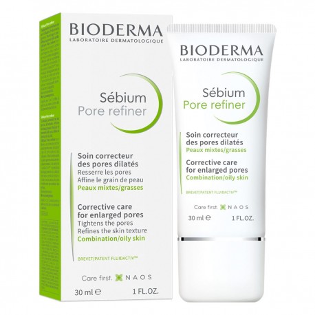 Bioderma Sébium Pore Refiner, Corrector de Poros Dilatados, 30 ml