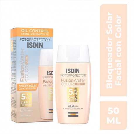 FOTOPROTECTOR ISDIN SPF 50 FUSION WATER COLOR LIGHT 50ML