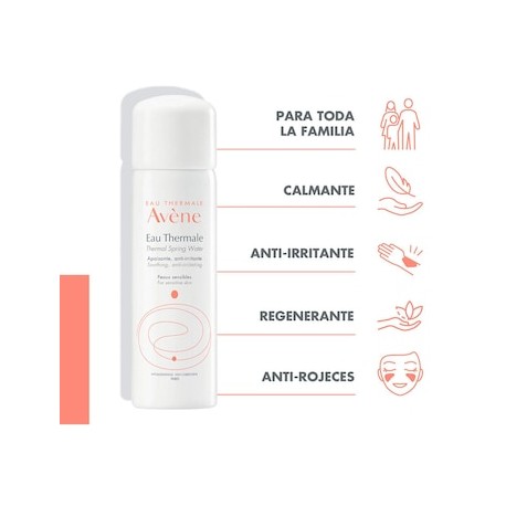 Agua Termal Avène, Todo tipo de piel, 50ml