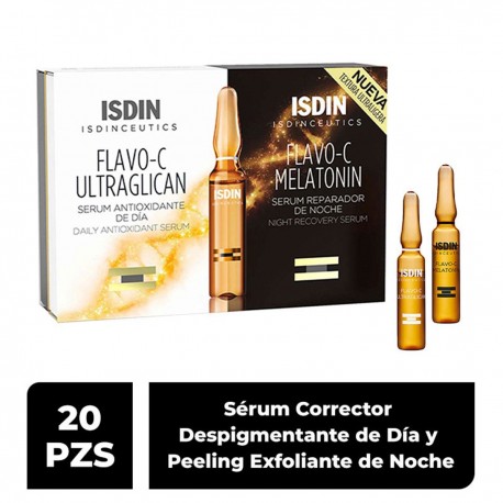 Isdinceutics Flavo-C Day&Night Amp.10+10x2ml