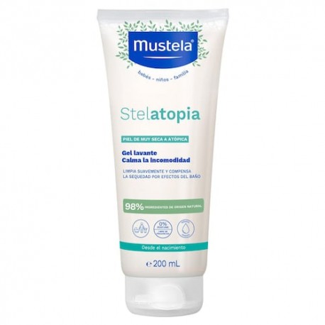 Mustela Stelatopia Gel Lavante para bebés y niños con Piel Atópica 200ml