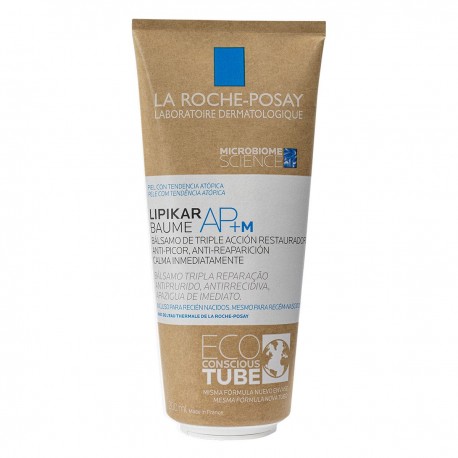 Crema Hidratante La Roche Posay Lipikar Baume AP+M Tubo Eco-Responsable para Piel Seca Extra Seca o con Eczema 200ml