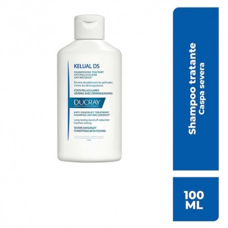 Kelual Ds Shampoo Auxiliar Tratante Anticaspa, Caspa severa, 100 ml