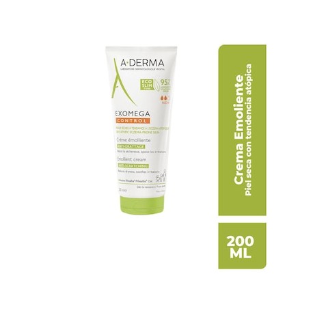 Exomega Control Crema Emoliente Anticomezón, 200 ml