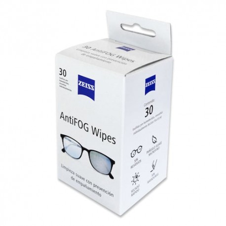 Toallitas Desempañantes p/ lentes 30u