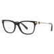 Armazón Coach en acetato negro-dorado
