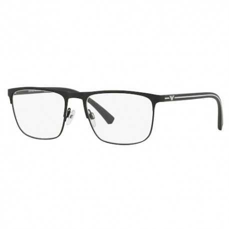 Armazón Emporio Armani en metal negro para hombre