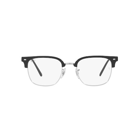 Armazón Ray-Ban New Clubmaster en Plástico Plata