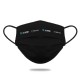 Cubreboca Biomsk para adulto Bicapa, Termosellado y Reutilizable con Nanomolécula NBELYAX ® (Color Negro empaque 10 piezas)