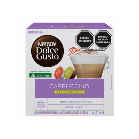 Nescafé Dolce Gusto Cappuccino Deslactosado