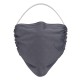 Cubrebocas lavable gris