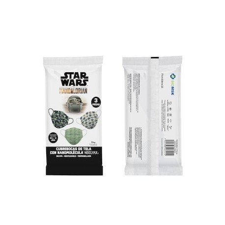 Cubreboca Star Wars inf reut e/3