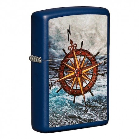 ENCENDEDOR ZIPPO AZUL MARINO MATE D