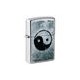 ENCENDEDOR ZIPPO CROMADO DISENO STR