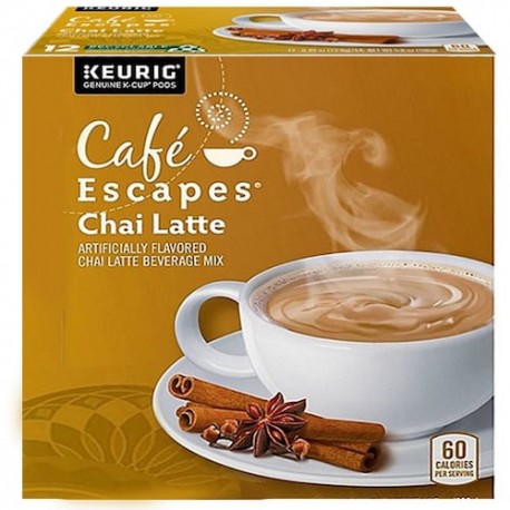 Cápsulas KEURIG escapes chai latte