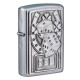 ENCENDEDOR ZIPPO CROMADO EMBLEMA DE