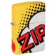 ENCENDEDOR ZIPPO AMARILLO MATE IMPR