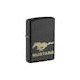ENCENDEDOR ZIPPO NEGRO CKRACKLE LOG