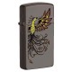 Encendedor Zippo black ice slim vuelo de Ave Fénix
