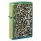 Encendedor Zippo diseño grecas antiguas verde teal