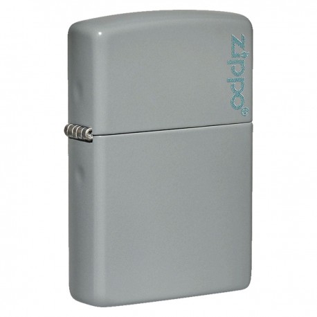 Encendedor zippo gris brillante logo Zippo