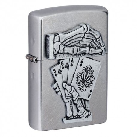 ENCENDEDOR ZIPPO CROMADO EMBLEMA CA