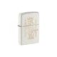 ENCENDEDOR ZIPPO BLANCO MATE GRABAD