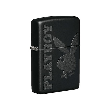 Encendedor Zippo negro mate logo Play boy