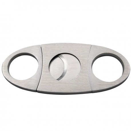 Cortapuros Metálico Oval Plateado