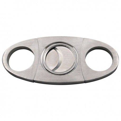 Cortapuros Metálico Oval Plateado M