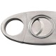Cortapuros Metálico Oval Plateado M