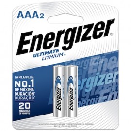 Pila Energizer litio AAA 2 piezas