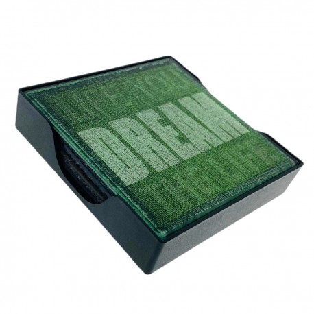 Juego de Portavasos Estampado Palabras
