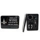 Juego bar 3 piezas metal hello wine