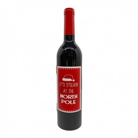 Juego botella para vino 6 piezas