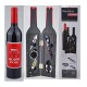 Juego botella para vino 6 piezas