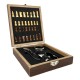 Juego Accesorios De Vino Y Ajedrez Mad41925