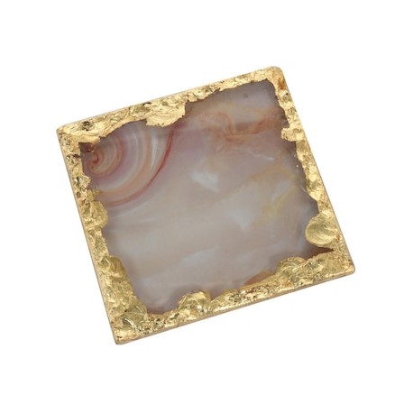 Portavaso Beige Dorado
