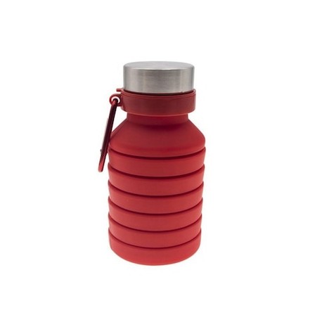 Botella plegable rojo 500 ml