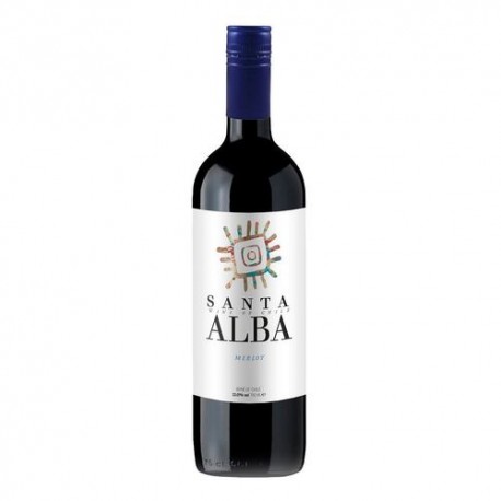 Vino Tinto Merlot Santa Alba