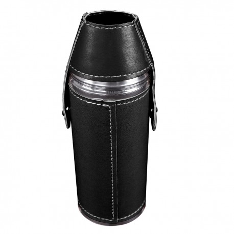 LICORERA NEGRA C/DOS MINI VASOS