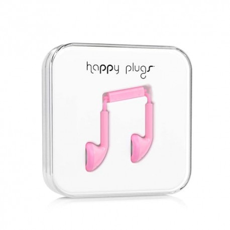 Audífonos Happy Plugs 7702 Rosa