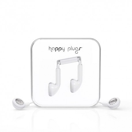 Audífonos Happy Plugs 7711 Blanco