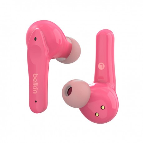 Audífonos Belkin SoundForm Nano TWS para niños rosa