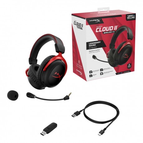 Diadema HyperX cloud II inalámbrica