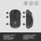 Mouse wireless silent m220 grafito