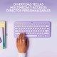 Teclado k380 multi-device lavanda