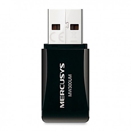 Mini adaptador de red Mercusys USB N300