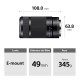 Lente Sony Sel55210 E 55-210mm Aps-C